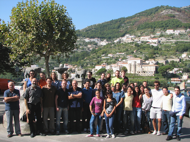 Photo of lecturers of the second week with participants.